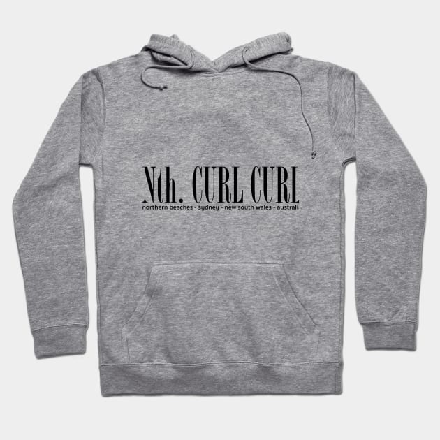 North Curl Curl beach address Hoodie by downundershooter